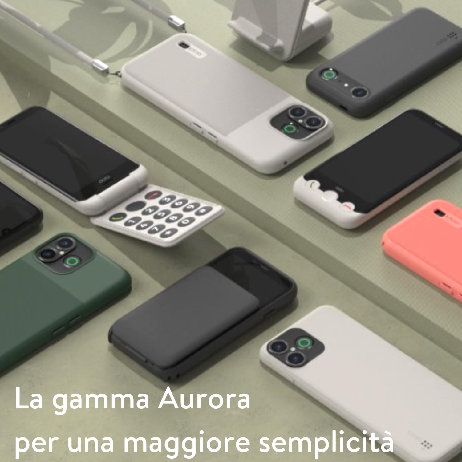 Doro Aurora A30 Smartphone Anziani con WhatsApp, Display Grande 6.1", Facile da Usare, Tasto SOS con GPS, Compatibile Apparecchi Acustici, Grafite