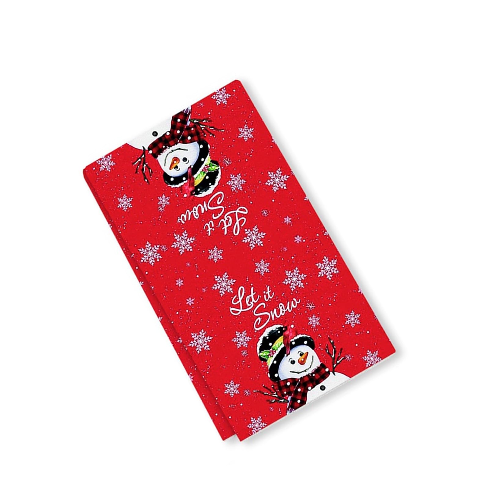 YROHGKPN Holiday Themed Dishcloths Soft Absorbent Cleaning Towels for Christmas Kitchen Use and Seasonal Home Decors Holiday Kitchen Towels