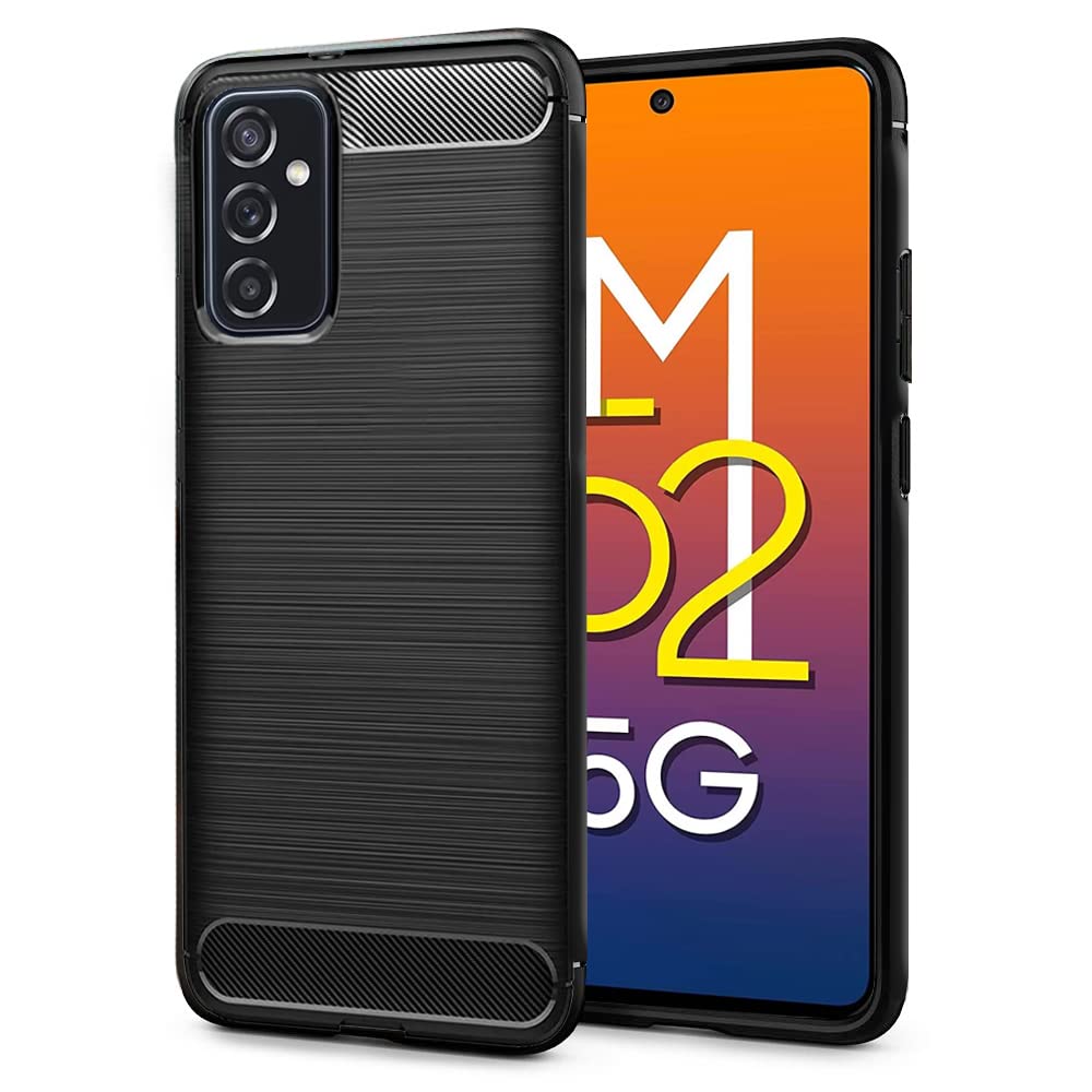 Amazon Brand - Solimo Unisex Mobile Back cover for Samsung Galaxy M52(5G) (SAM-M52(5G)-ARMOR-BLACK_Black) (B09MKMNHHB) Amazon Price History, Amazon Price Tracker