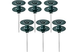 10 Inch Hose Guard, Rustproof Sturdy Stake Protects Garden Hoses & Plants