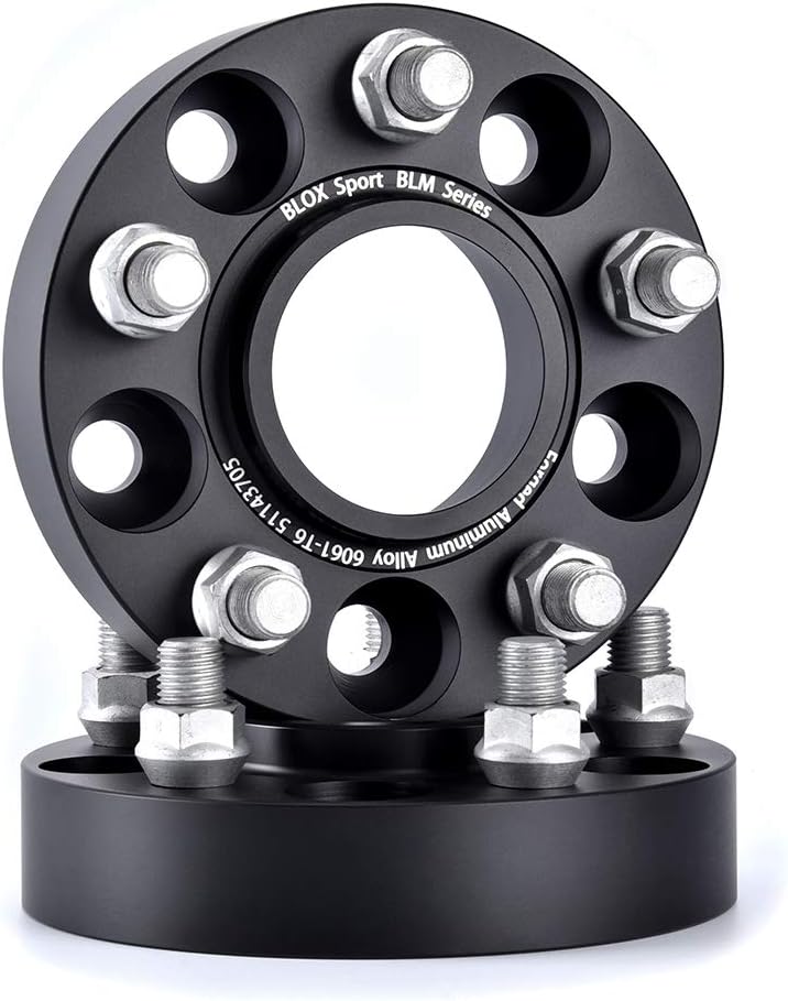 2x 30mm Hubcentric Wheel Spacers Adapters PCD 5x127 CB71.5 Forged Aluminum 6061-T6 for Wrangler 2007-