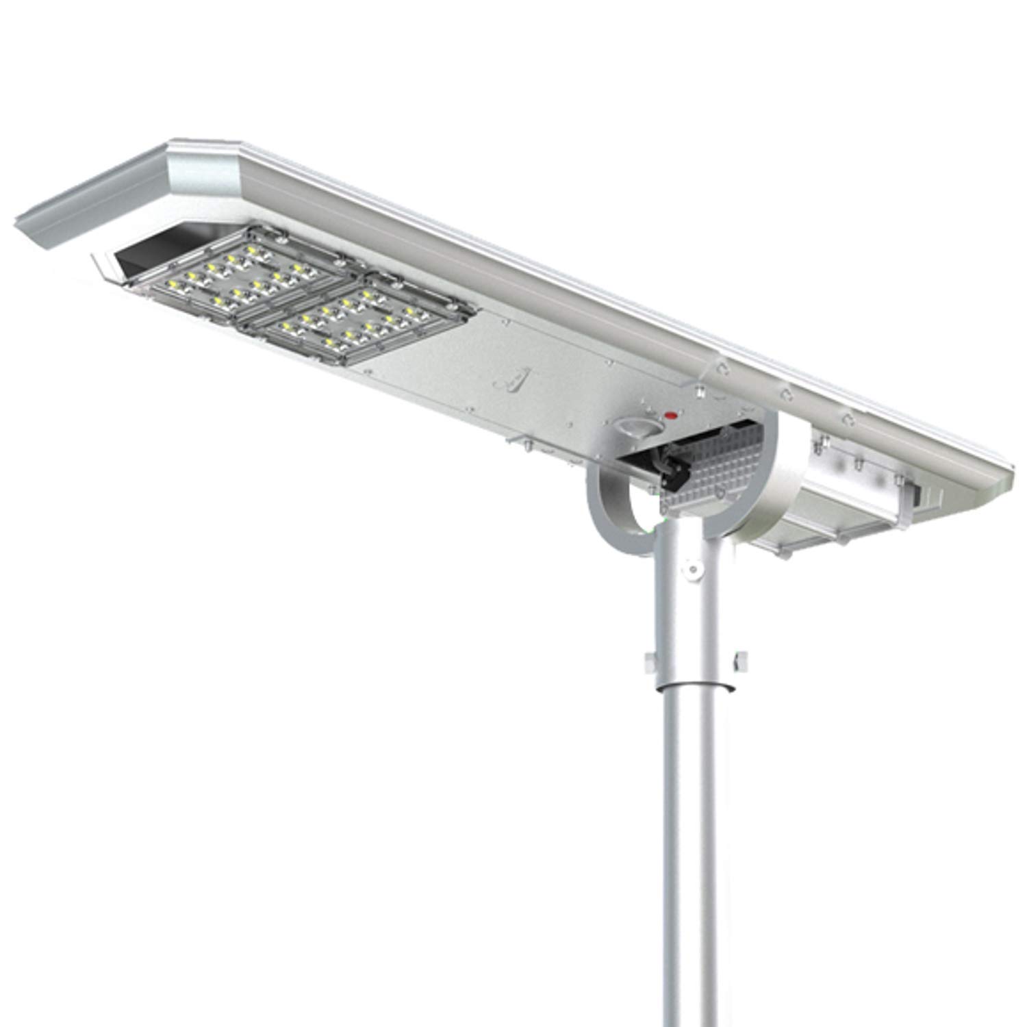 Solarna lampa uliczna 4000lm, LED x40, panel solarny 38.4W, czujnik ruchu i zmierzchowy