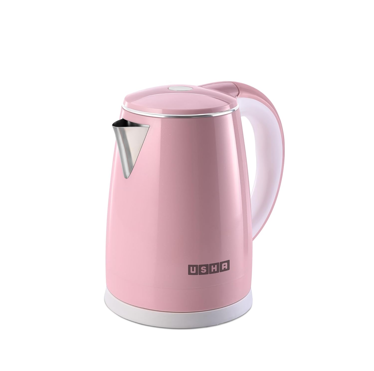 USHA Cool Touch Electric Kettle 1800 Watt|1.8 liter|Double Layered Cool Touch Outer Body|Safety with auto cut-off function|SS304 grade stainless steel inner body|Wider Mouth|2 years warranty (Pink) USHA Cool Touch Electric Kettle 1800 Watt|1.8 liter|Double Layered Cool Touch Outer Body|Safety with auto cut-off function|SS304 grade stainless steel inner body|Wider Mouth|2 years warranty (Pink)