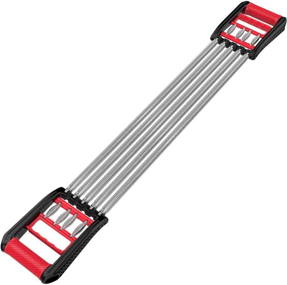 Chest Expander Chest Exerciser for Men - Chest Arm Hand Trainer Gripper Chest Expander Puller 5 Adjustable Lever for Home Fitness Muscle Pull Trainer