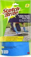 3M, Luva Limpeza Pesada Scotch-Brite, Tamanho Médio, Azul, 1 Par
