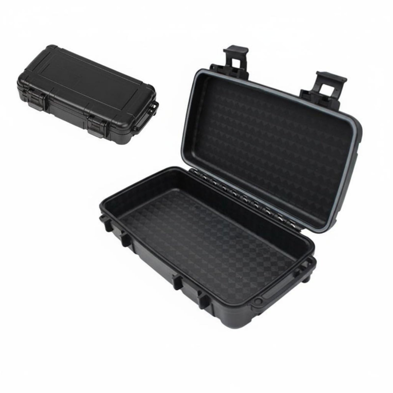 Dustproof Waterproof Hard Shell Case Crushproof Portable Safety Box Heavy Duty Shockproof Equipment Carrying Case Secure Latches for Technicians, Drone Pilots, Photographers, Travel, Outd-image-22