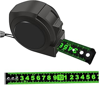 Measuring Tape 5m 16ft Fluorescent Steel Tape Measure Precision Measuring Tape Self-Lock Measuring Tape Measures Tape Measure Stainless Steel Tape Measure Tape Measure for Home, Industrial Use