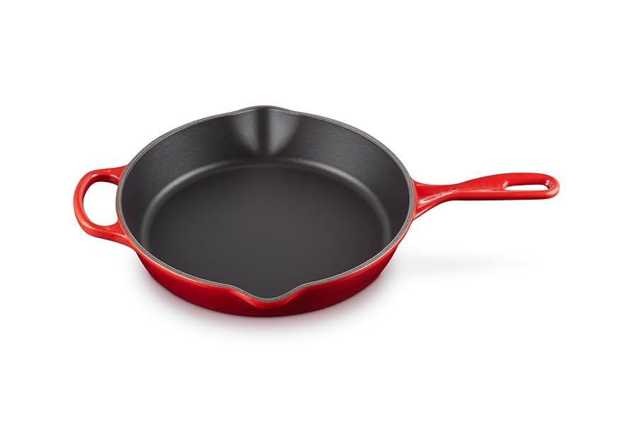 Le Creuset SIG Deep Skillet 26 cm Cherry Red : Amazon.sg: Home