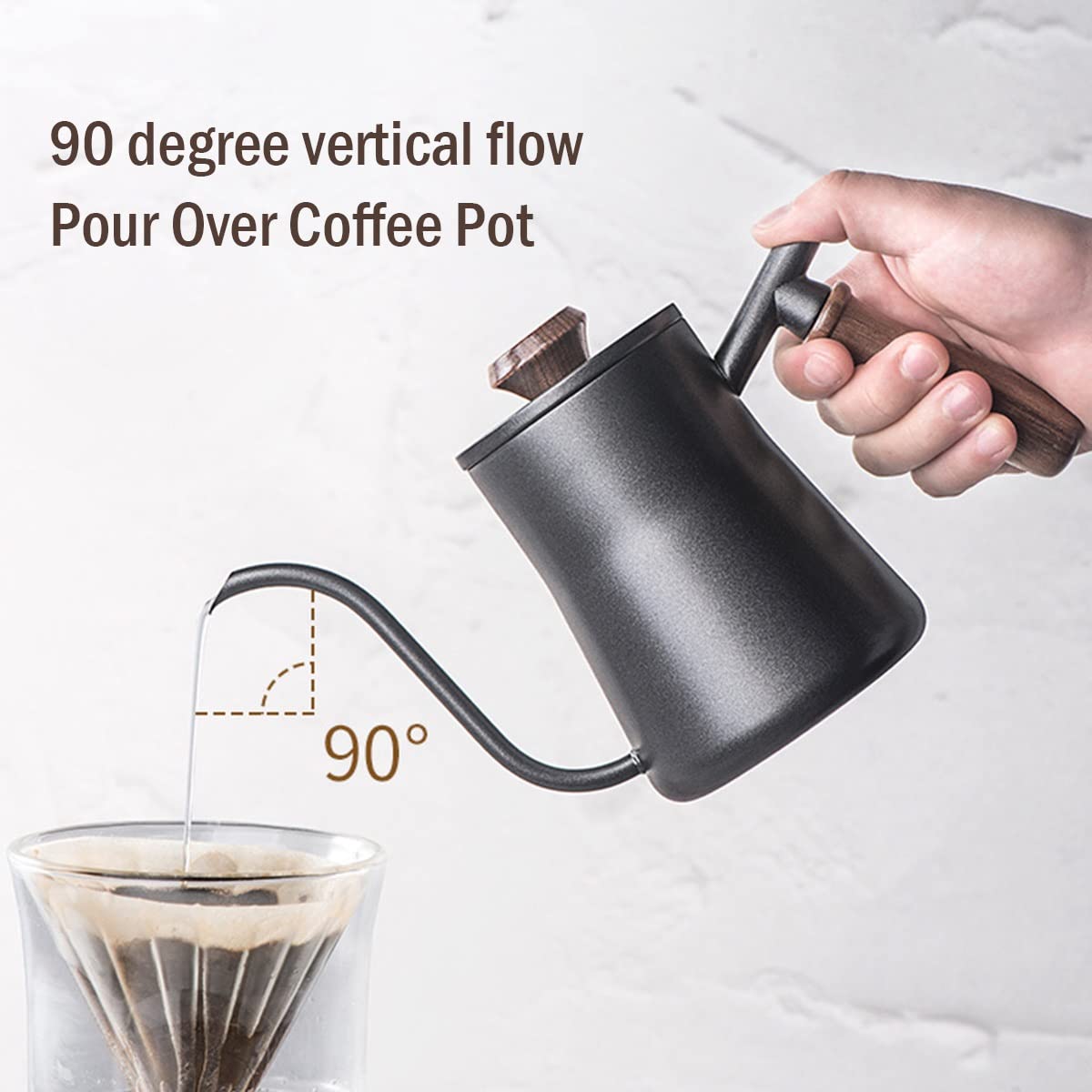 Skitter voor het uitgieten van koffie, schenktuit Skitter voor het uitgieten van koffie, schenktuit