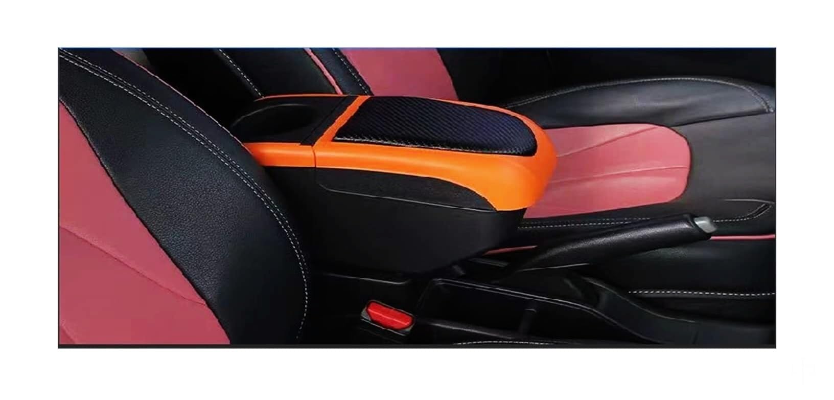 NVCPHGEDEK Car Armrest Storage Box Compatible with Toyota For Yaris For Hybrid 2015-2022 Center Console Armrest Storage For Box with USB
