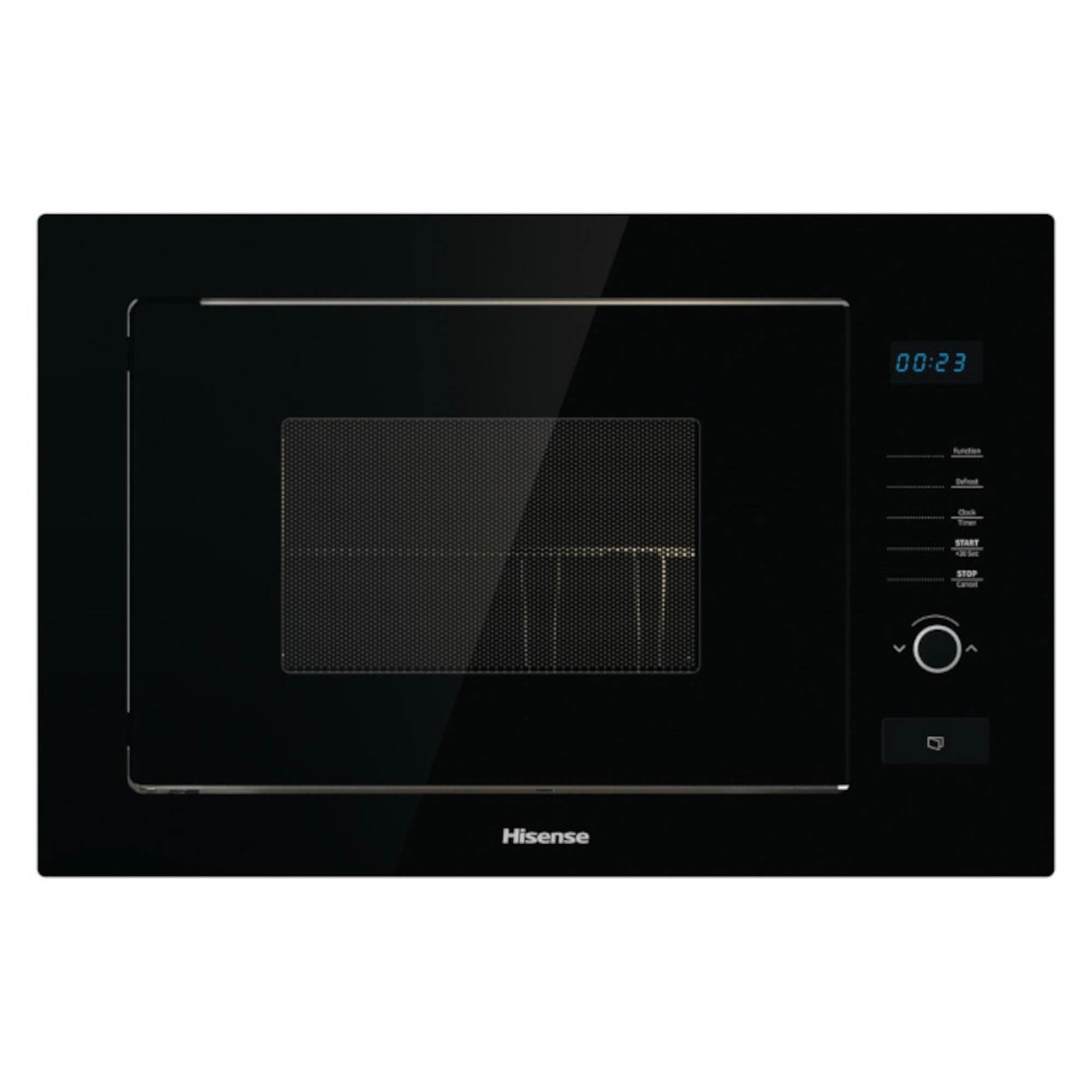Hisense HB20MOBX5UK Integrierte Mikrowelle, 20 Liter, 800 W, Schwarz