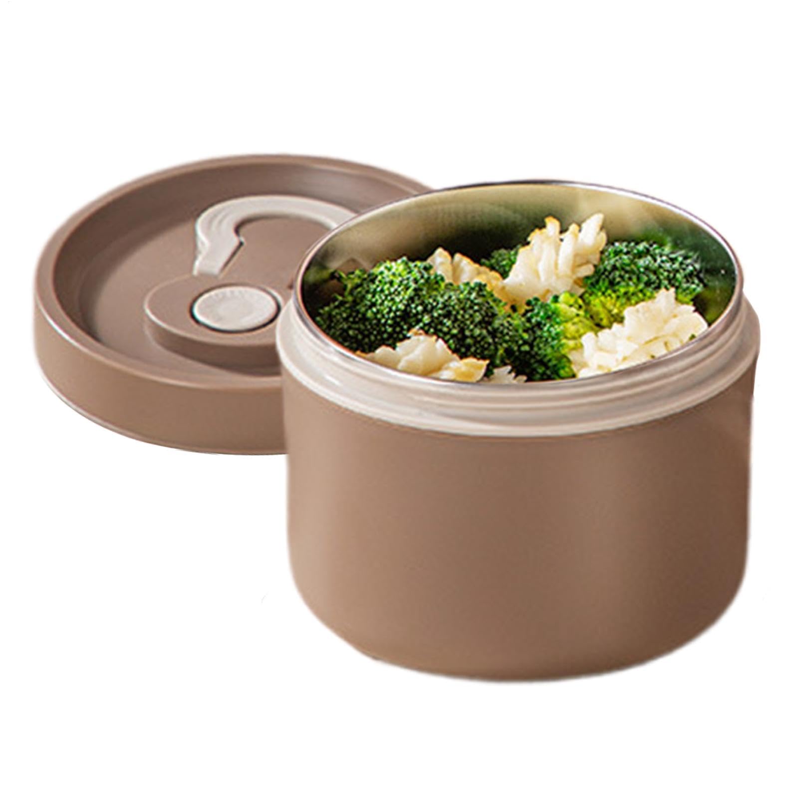 Contenitore Termico per Alimenti in Acciaio Inox, Ideale per la Preparazione dei pasti e per conservare Gli Alimenti in Modo Pratico e Veloce.