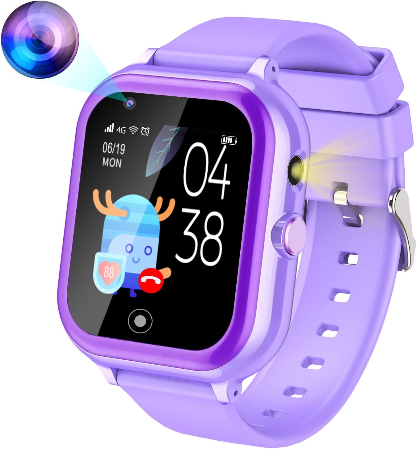 OKYUK 4G Kid Smart Watches Waterproof Touchscreen Watch with SOS, GPS Tracker, Two Way Call, Voice Chat Christmas Birthday Gift for Kids Ages 3-15 Year Old Boys Girls T29-Purple Ship from US OKYUK 4G Kid Smart Watches Waterproof Touchscreen Watch with SOS, GPS Tracker, Two Way Call, Voice Chat Christmas Birthday Gift for Kids Ages 3-15 Year Old Boys Girls T29-Purple Ship from US
