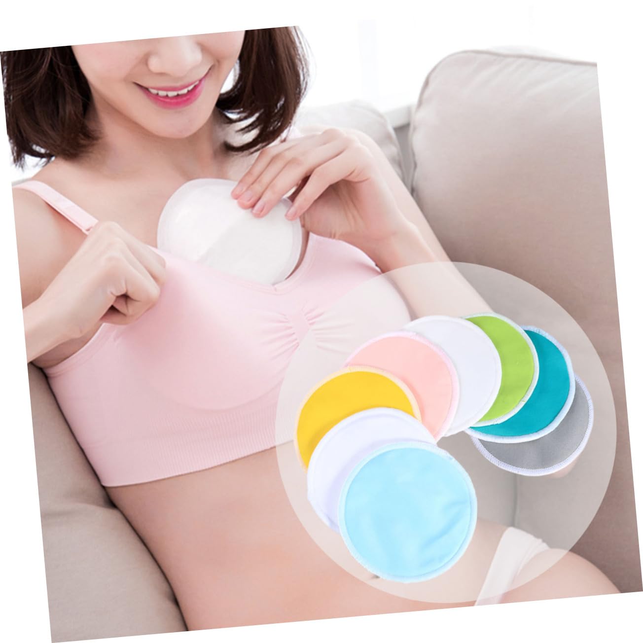 Toyvian 3 Juegos Almohadillas De Lactancia Lactancia Reutilizables Almohadilla Galactorrea Almohadillas para El Almohadilla De Lactancia 16 Uds * 3