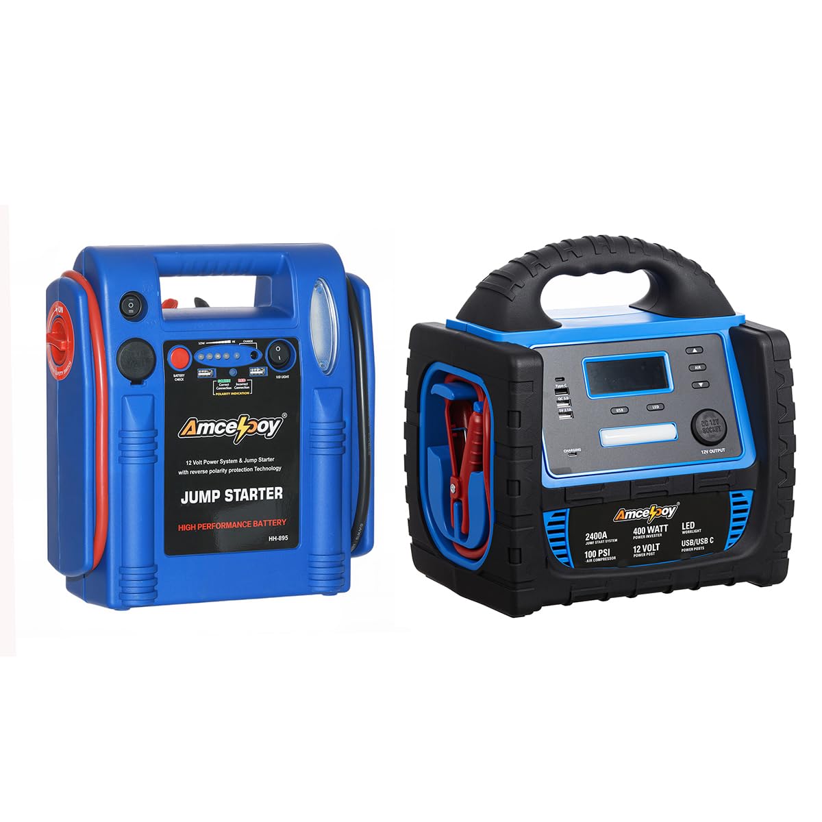 Car Battery Jump Starter 12V Booster for Up to 8 0L Gas 8 0L Diesel Engines Car Battery