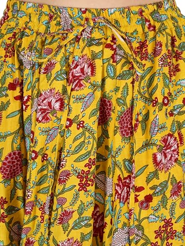 Image of Sttoffa Cotton Printed Women Wear Maxi Long Skirt 40 inch inch Full Length