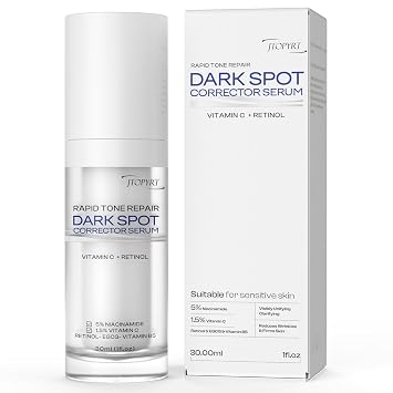 Dark Spot Corrector Serum Retinol & Vitamin C Complex for Hyperpigmentation & Acne Scars for Men & Women - 1.7oz