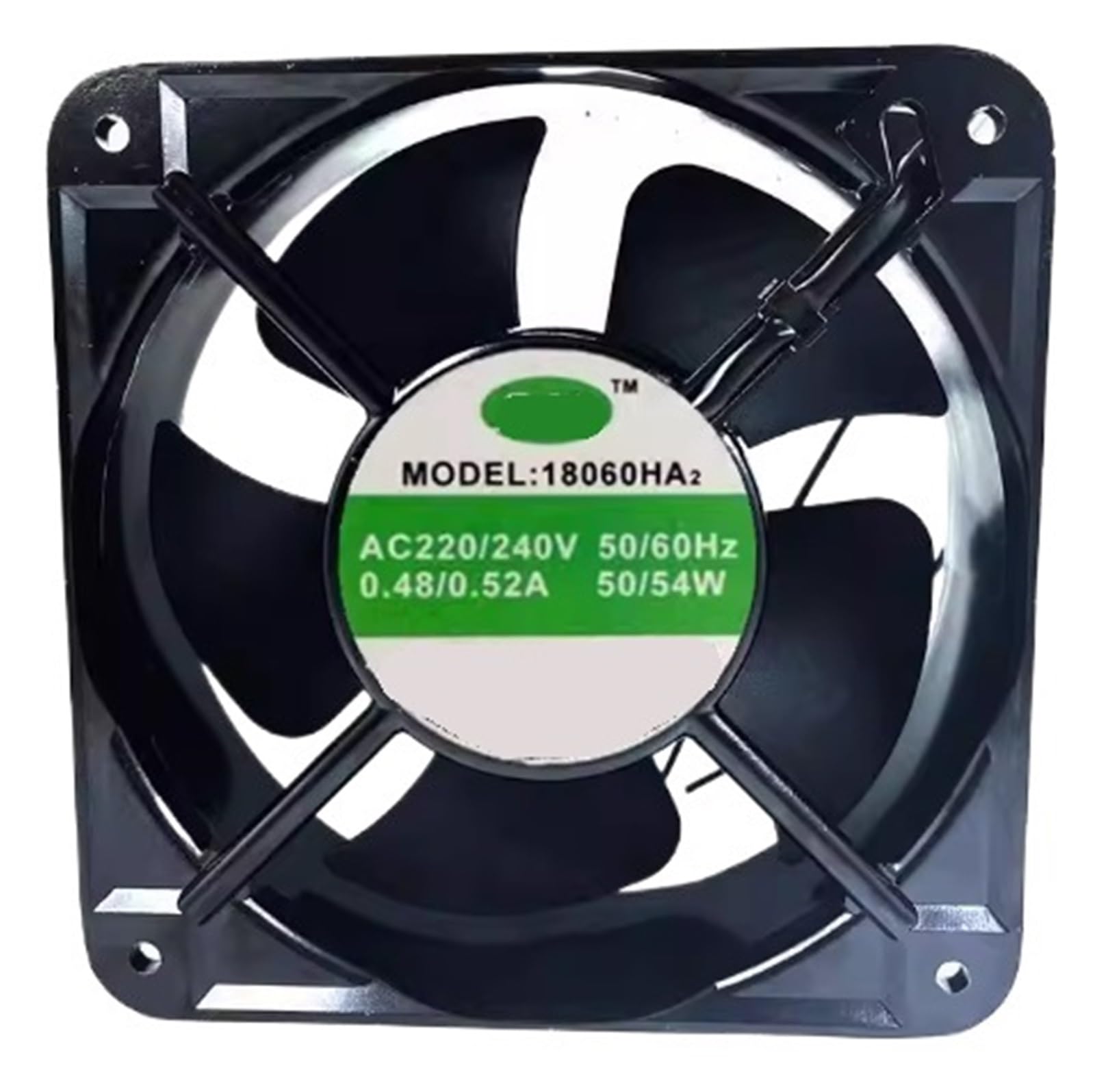 ZBWZXBDJ Fan 18060HA2 AC 220V/240V 18060 18CM 2 Wire axial cooling fan