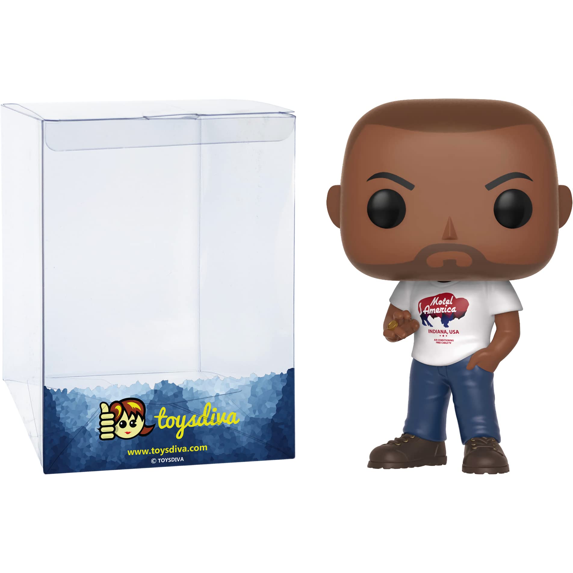 FunkoShadow Moon: P o p ! TV Vinyl Figurine Bundle with 1 Compatible 'ToysDiva' Graphic Protector (678 - 24278 - B)