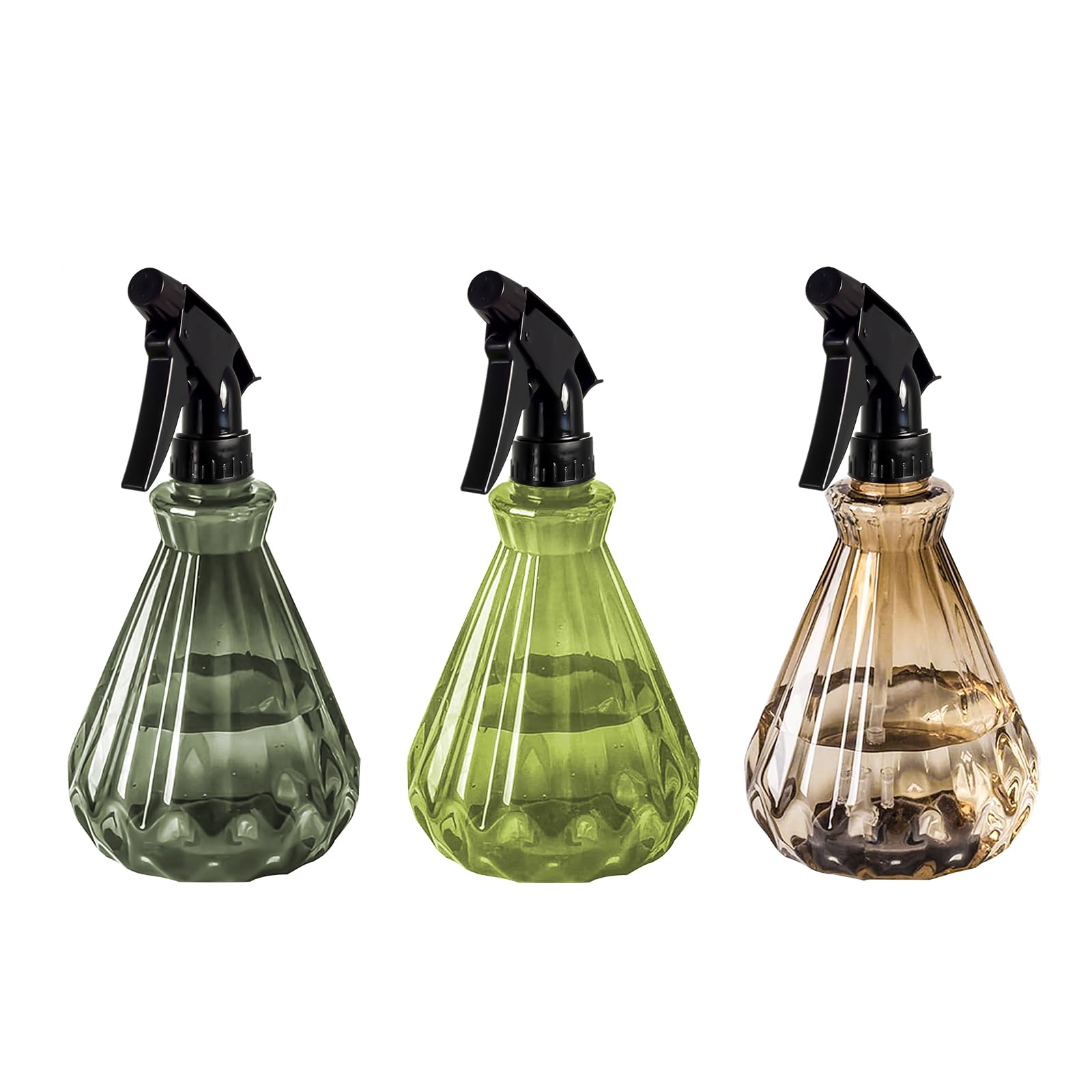 3 Pcs Spray Bottles 500ml Water Spray Bottle with Adjustable Spray Head Mist Spray Bottle Empty Refillable Plastic Spray Bottles for Home Cleaning Gardening Plants Hairdressing