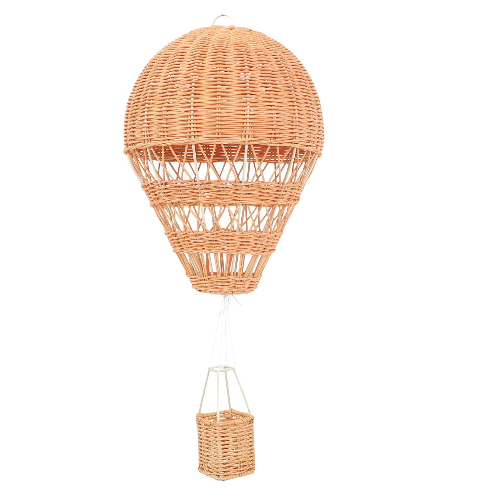 Ballon à air chaud en rotin beige pour décoration de chambre d'enfant