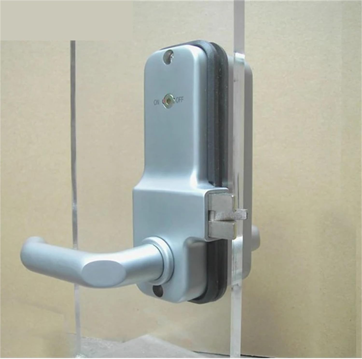 Combination Handle Door Lock for Home Office Glass ZS77 G 1Pcs(C)