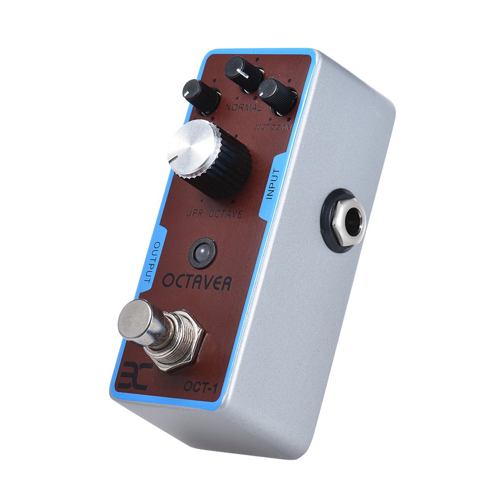EX OCT-1 OCTAVE Pédale d'effet pour guitare Mini Octave True Bypass Full Metal Shell