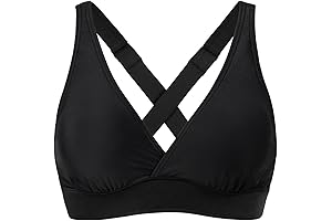 Supportive Adjustable Women's Big Bust Swimsuit with Criss-Cross Back