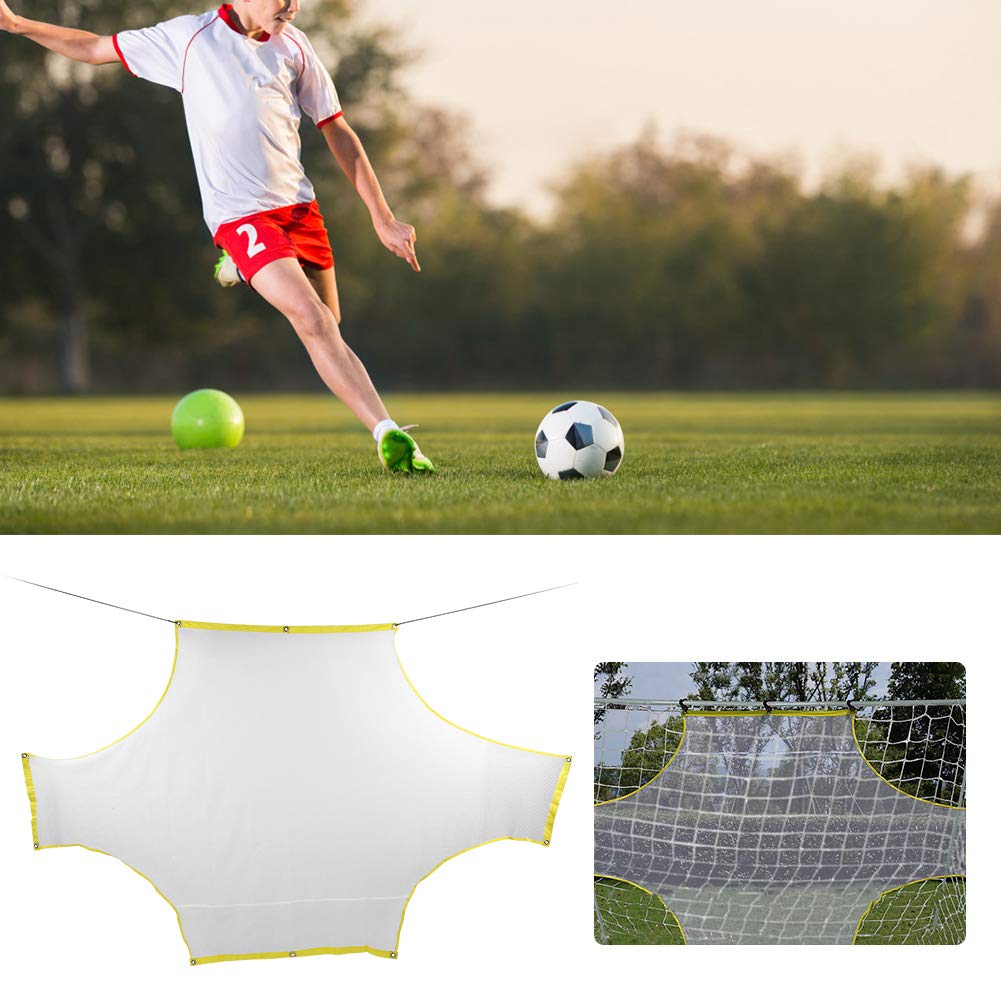 Rete da Rimbalzo in Tessuto per Porta da Allenamento per Calcio, Pratica di Tiro Durevole per Futsal Giovanile a 7 Lati