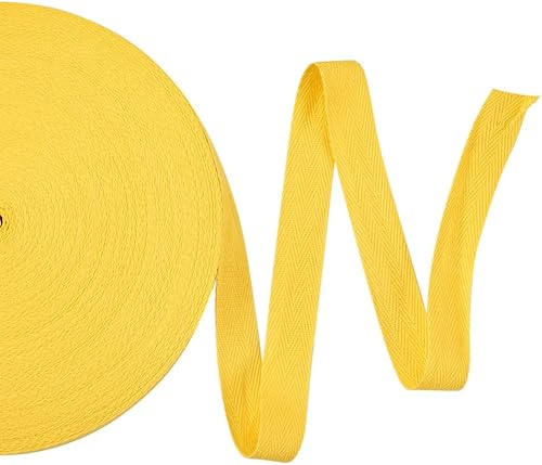 Miniatura 11 de Boutigem - Cinta de sarga de algodón negro de 147 pies, cinta de espiga de 5/8 pulgadas, cinta de encuadernación al bies, decoración de Navidad