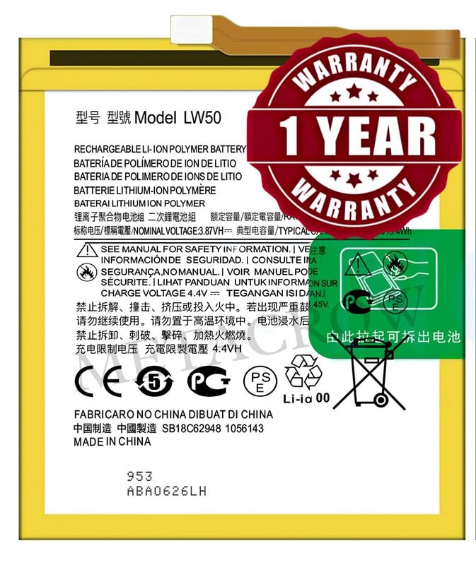 Image of Original LW50 Battery Compatible for Motorola Moto Edge Plus (2020) - (5000mAh) - 1 Year Warranty CD4