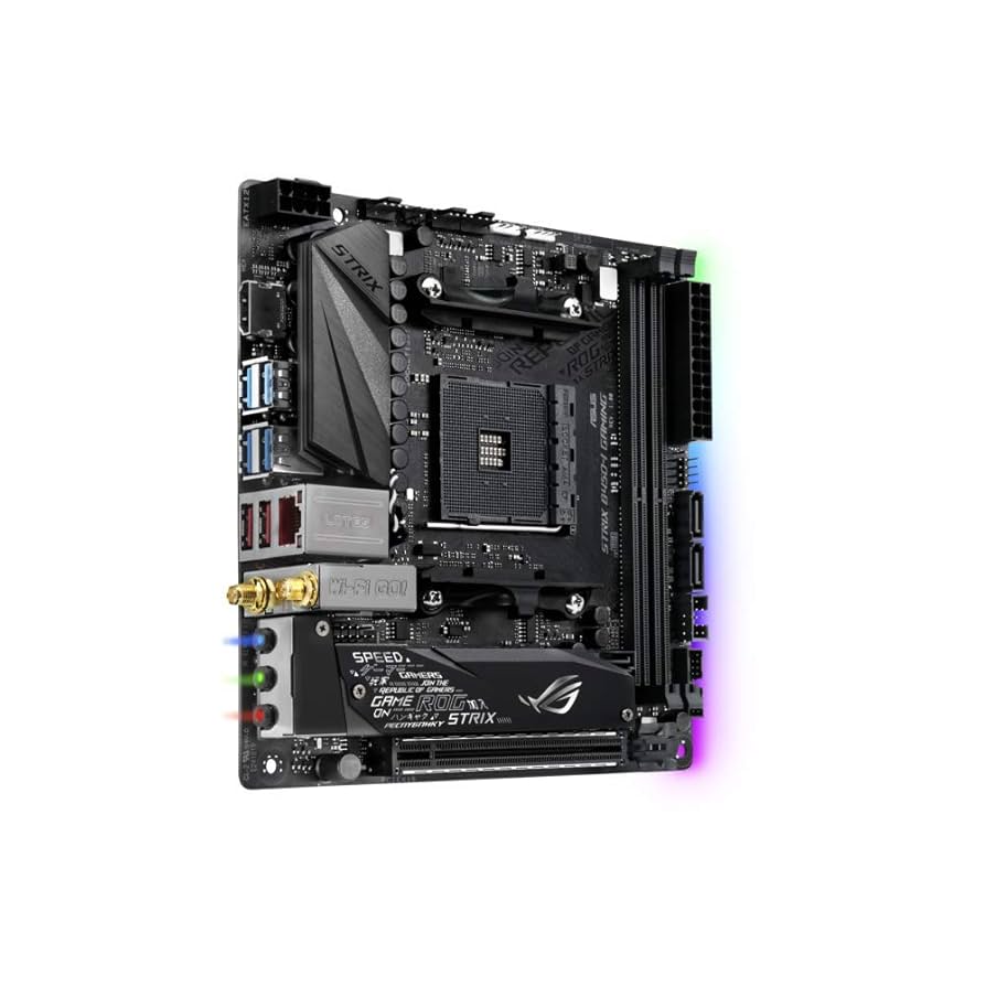 ASUS - ASUS ROG STRIX B450-I GAMING マザーボード itx Asus ROG Strix B450-I Gaming AMD B450 AM4 Mini ITX