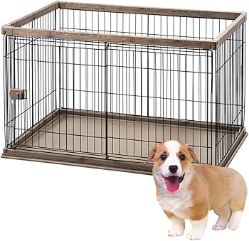 【美品】アイリスオーヤマ 犬 サークル ウッディサークル ブラウン Amazon.co.jp: アイリスオーヤマ 犬 サークル ウッディサークル