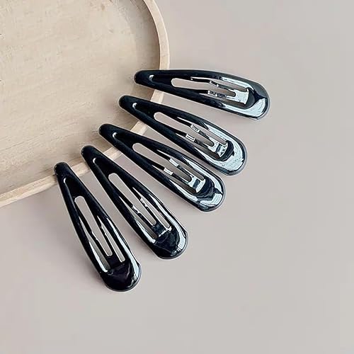 Miniatura 6 de Paquete de 30, 60 pinzas de metal negras de 2 pulgadas para mujer, pasadores antideslizantes para el cabello, accesorios para el cabello para niñas