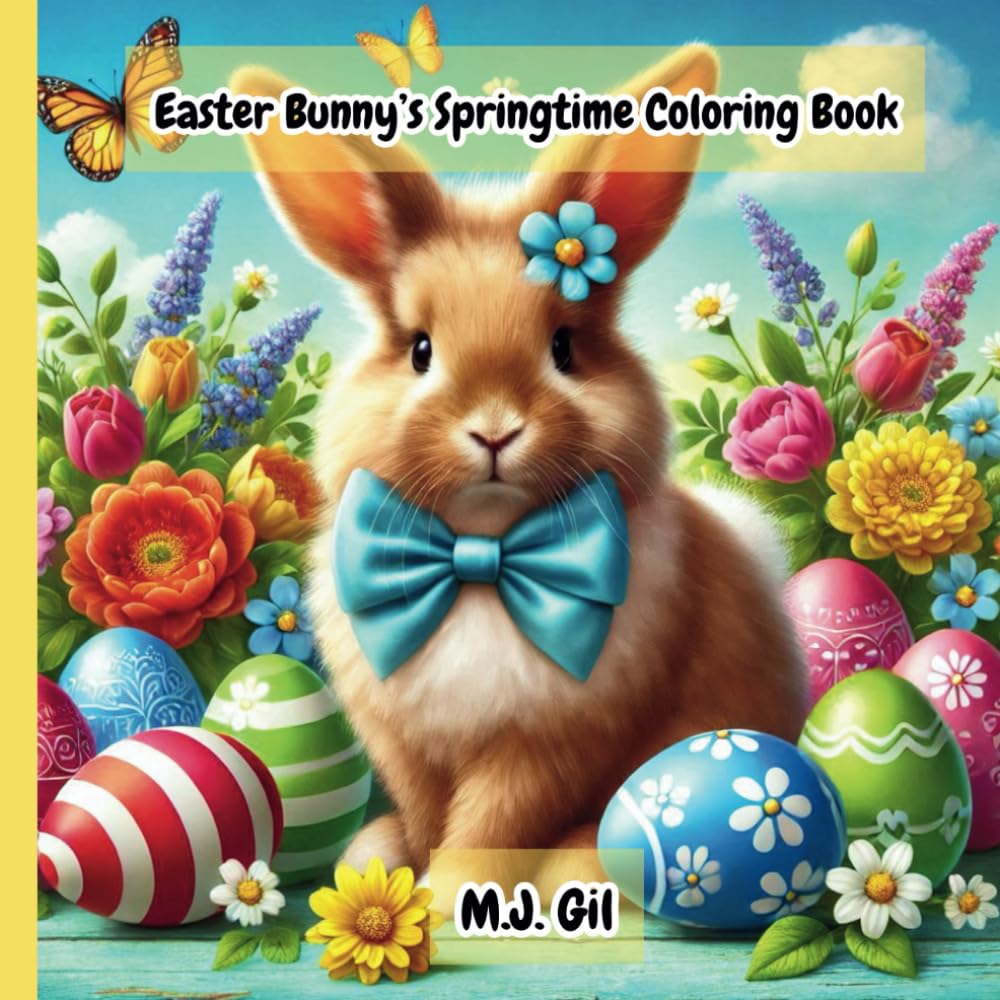 Easter Bunny's Springtime Coloring Book