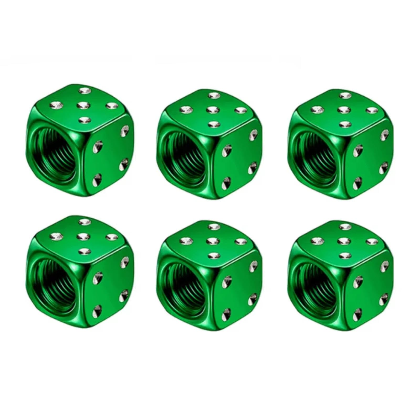 Fit for Hyundai Nline I20 I30 Ix35 Tucson Kona Elantra,Car Tire Valve Stem Caps,6Pcs Metal Air Valve Caps for Car Tires,Multicolored