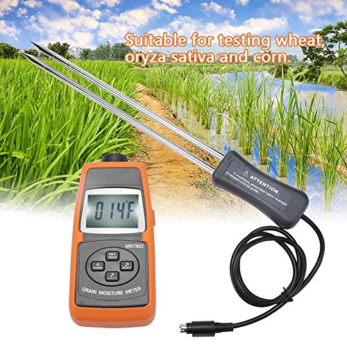 Foto von MD7822 Digital LCD Screen Getreidefeuchtigkeitsmesser Tester Messwerkzeug Getreidefeuchtigkeitsmesser (ohne Batterie)