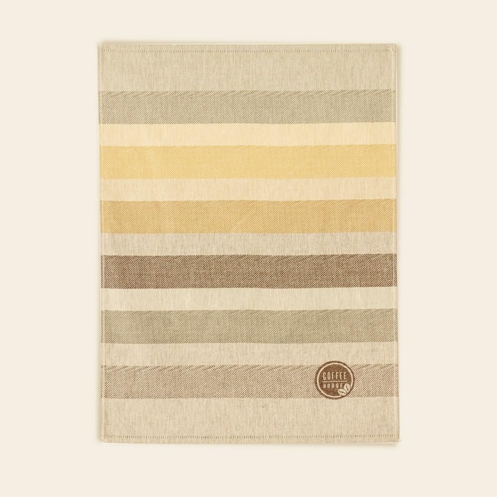 ZWOLTEX – Zestaw ręczników kuchennych, 3x chłonne ścierki kuchenne 50x70 cm COFFEE, 100% bawełna 200 g/m2, ściereczki w opakowaniu prezentowym, z certyfikatem OEKO-TEX – Beżowy