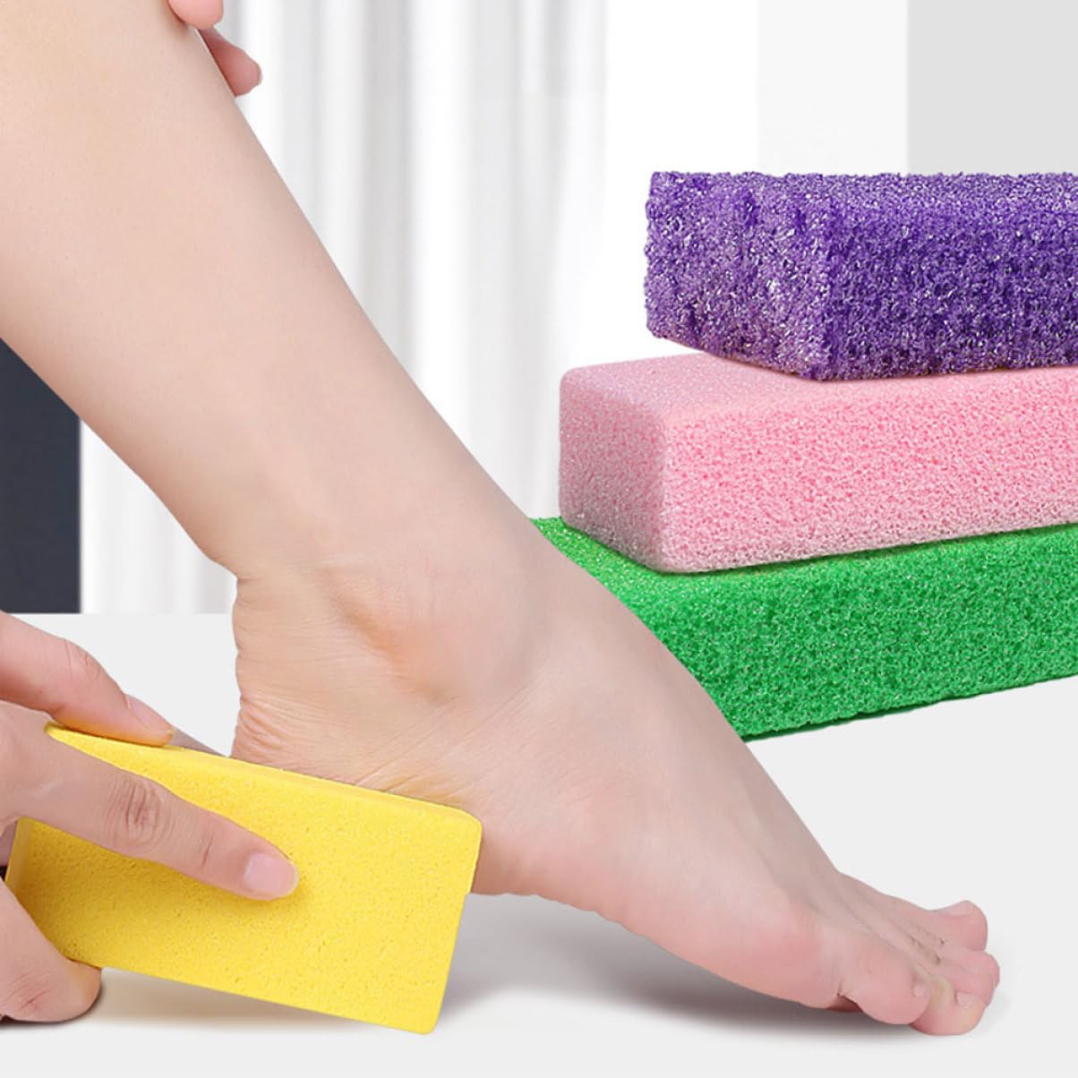 Healeved 18piezas Piedra Pómez Para Pies Removedor De Piel Muerta Exfoliante Para Pedicura Casa