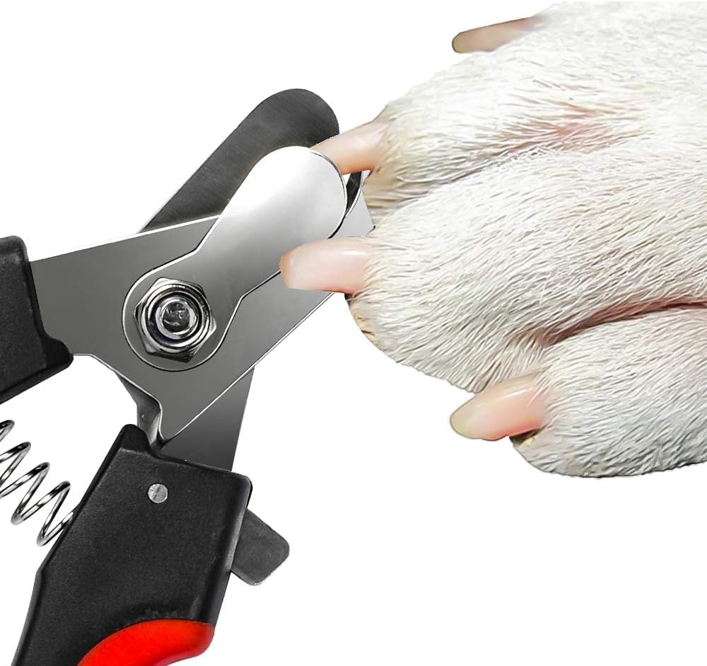 Kit de aseo para mascotas 5 en 1 para perros y gatos, incluye cepillo de autolimpieza, peine para gatos, limpiador de baño de silicona, peine para pulgas y cortaúñas, herramientas de