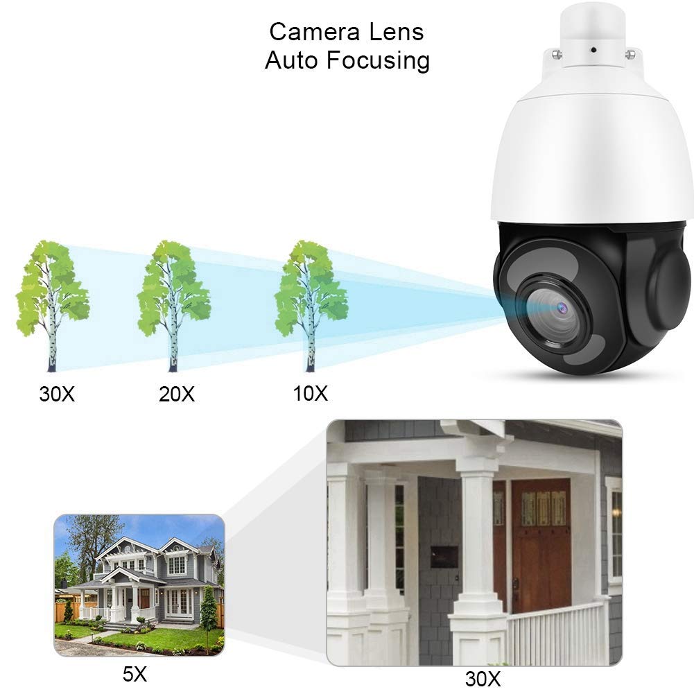 4.5'' 30X ZOOM 4in1 AHD/TVI/CVI/CVBS 1080P 2.0MP PTZ Speed Dome CCTV IP Camera E - Foto 7