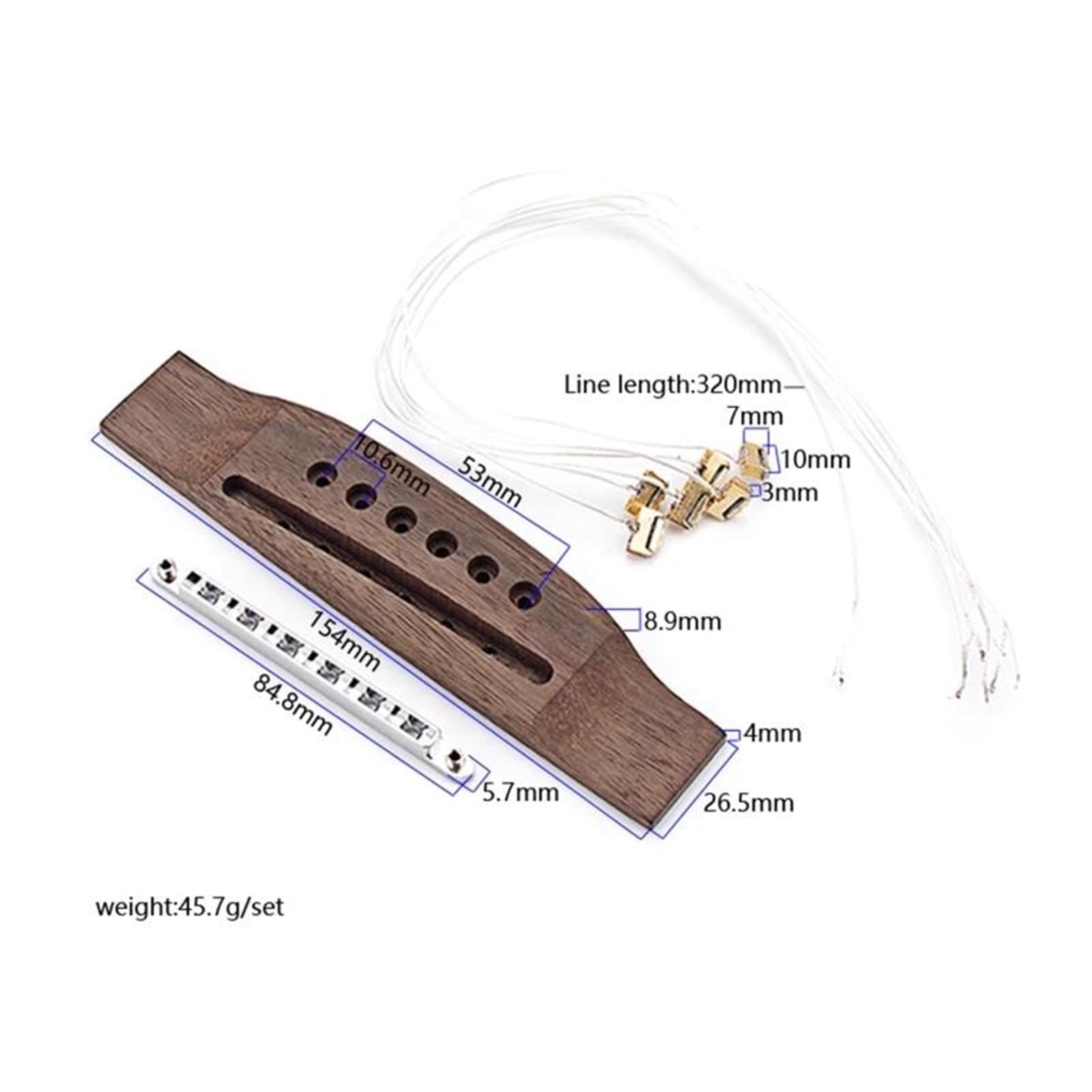 Set di pickup sottosella per chitarra acustica con controllo del volume e del tono accessori resistenti Pickup Chitarra Acustica