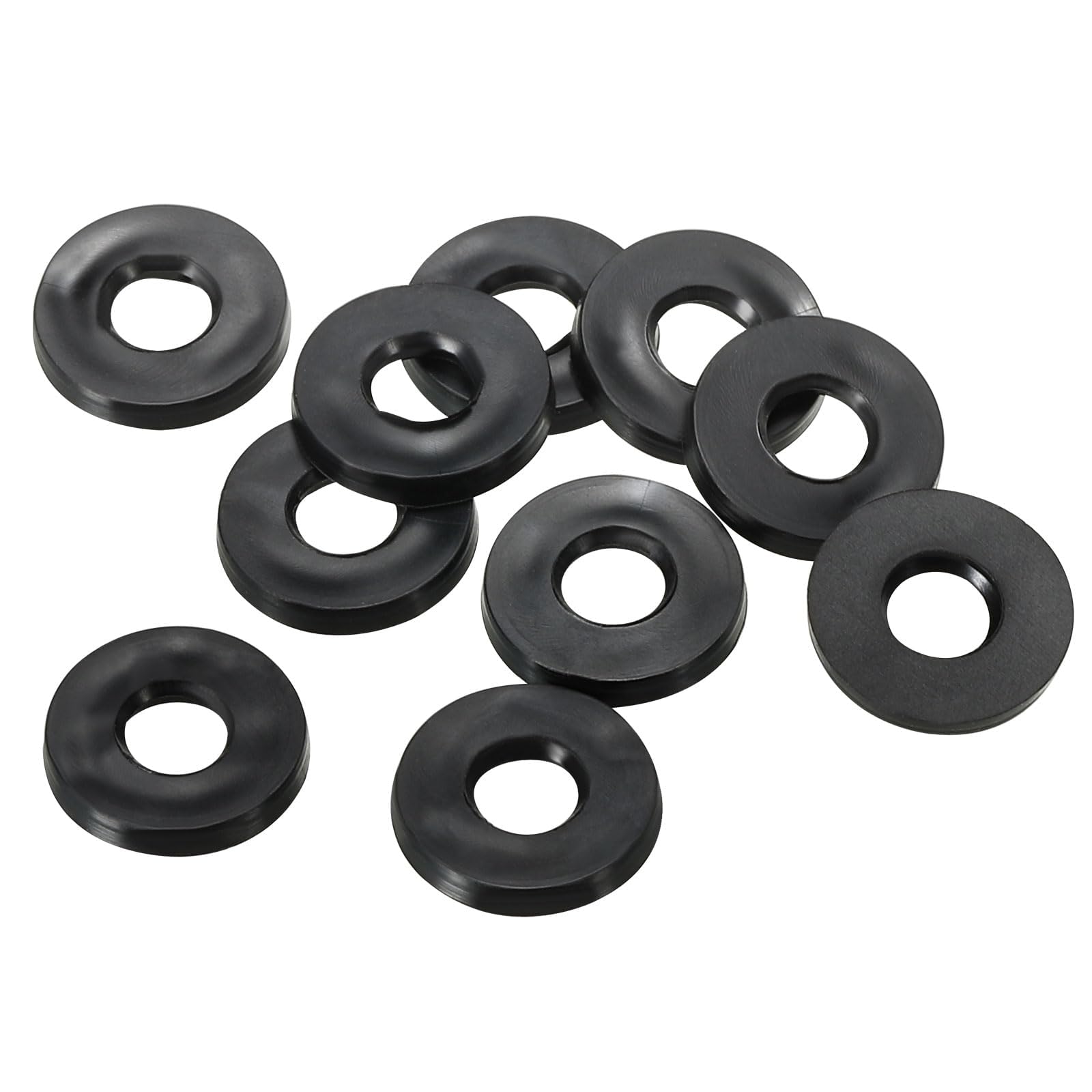 TOP-VIGOR 40Pcs Rubber Flat Washers