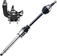 Vista 31 de Detroit Axle - Ejes CV delanteros para Chevy Trailblazer EXT Buick Rainier GMC Envoy XL XUV Olds Bravada Isuzu Ascender Saab 9-7x, 2003 2004 2005