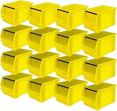'16 x Visión Caja "Classic Fb 3 con mango Barra, medidas 350/300 x 200 x 200 mm, contenido: 12 l), color amarillo