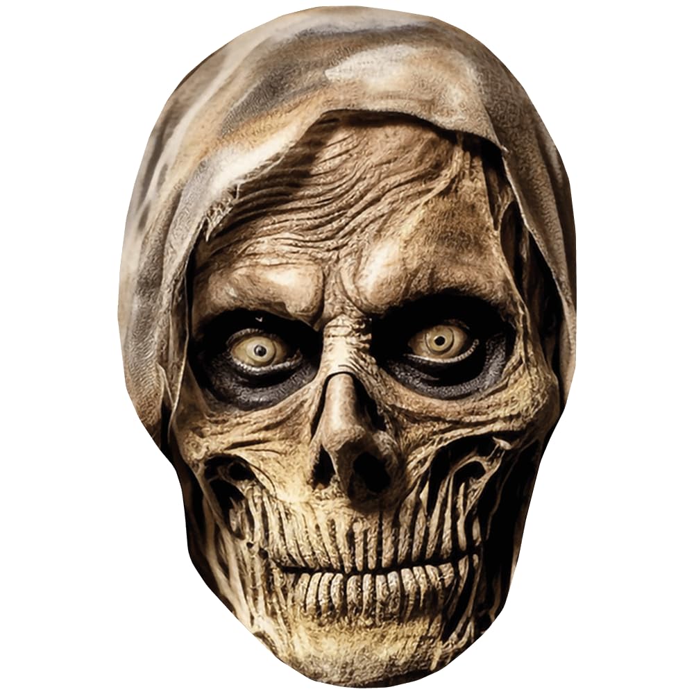 Celebrity Cutouts Lifelike Halloween (Demon Mummy) Celebrity Mask, Flat Card Face, Fancy Dress Mask