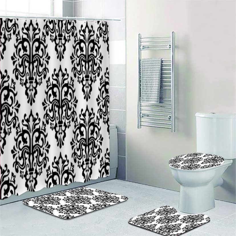 Tenda doccia o vasca in tessuto con fantasia a fiori 240x200 cm - Parfume di Gedy