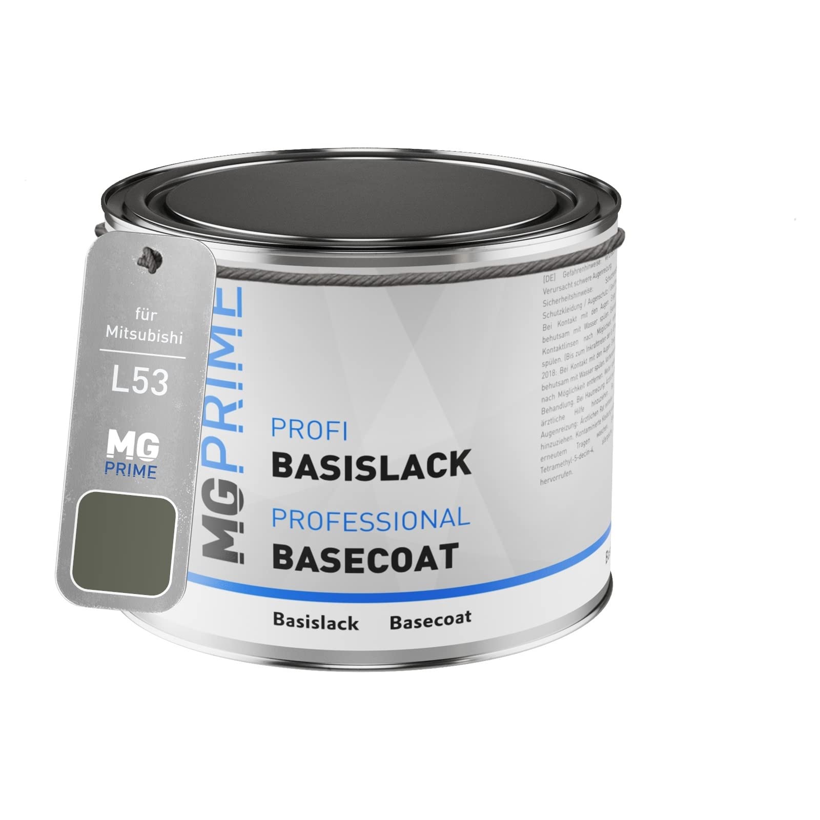 MG PRIMECar Paint Can ready-to-spray for Mitsubishi L53 Canadian Green Metallic Base coat 0.5 litre 500ml