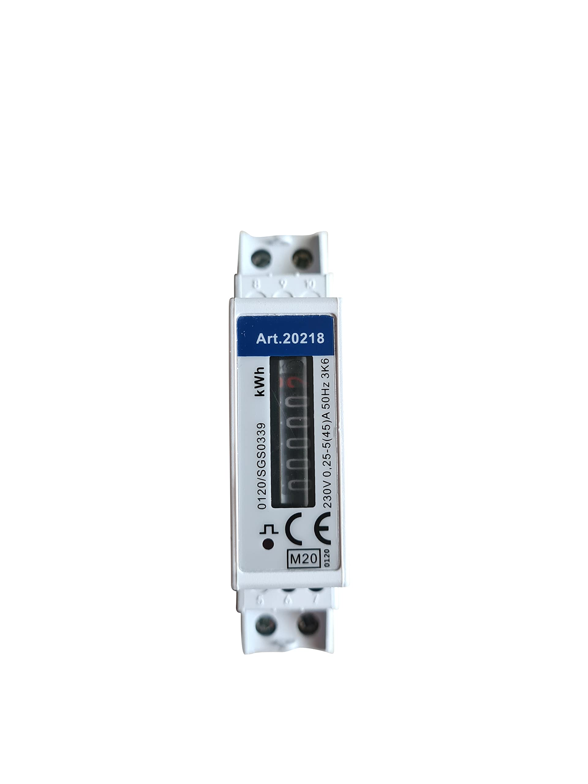 Stroommeter voor huishoudelijk gebruik 220 V 5 (45) A, vereist 1