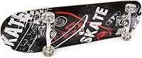 Vista 3 de ChromeWheels Monopatín de 31 pulgadas, doble patada, monopatín crucero, longboard de 8 capas de arce, para niños y principiantes